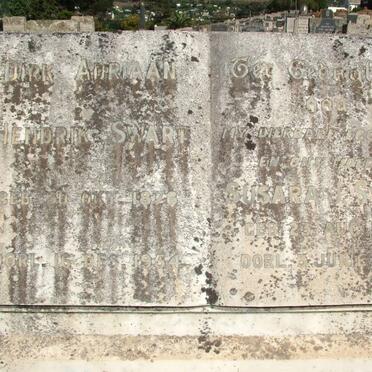 SWART Dirk Adriaan Hendrik 1876-1954 & Susara 1878-1941