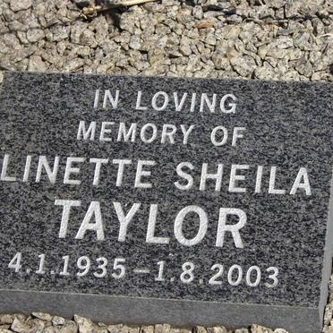 TAYLOR Linette Sheila 1935-2003