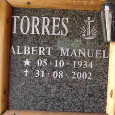 TORRES Albert Manuel 1934-2002