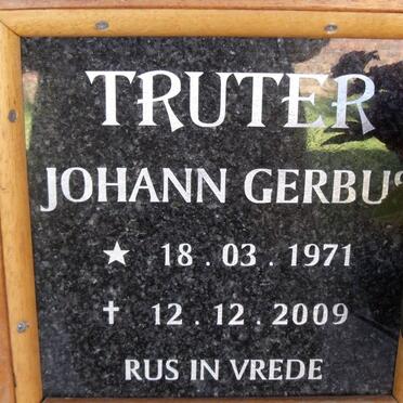 TRUTER Johann Gerbus 1971-2009