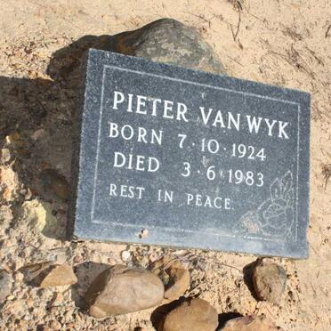 WYK Pieter, van 1924-1983