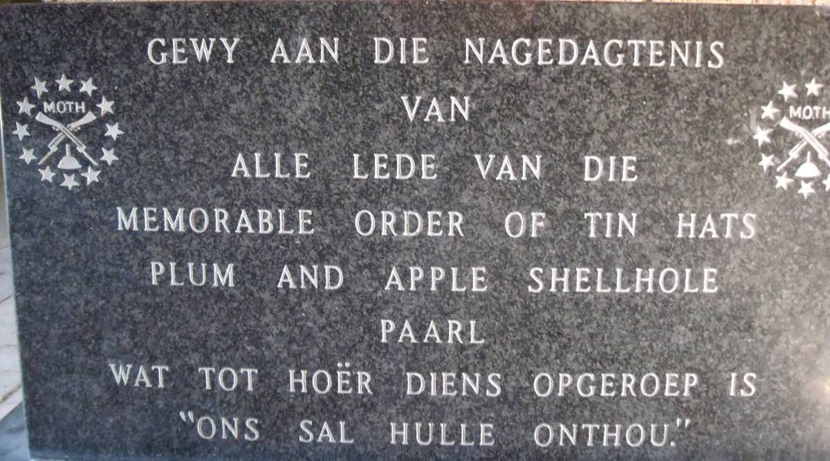 4. M.O.T.H.S. Plum &amp; Apple Shellhole Paarl