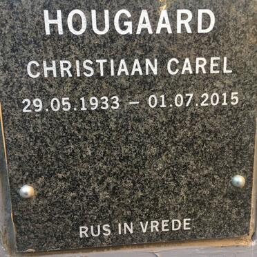 HOUGAARD Christiaan Carel 1933-2015
