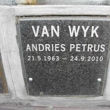 WYK Andries Petrus, van 1963-2010