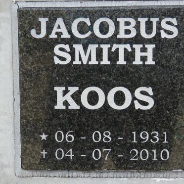 SMITH Jacobus 1931-2010