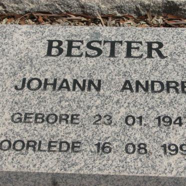 BESTER Johann Andre 1947-1994