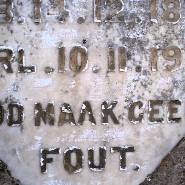 BURGER J.L. 1873-1937