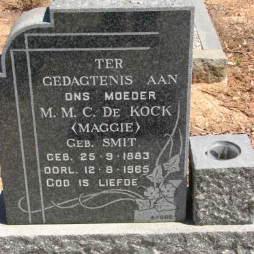 KOCK M.M.C., de nee SMIT 1883-1965