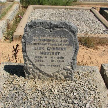 MOSTERT Dirk Gysbert 1895-1941