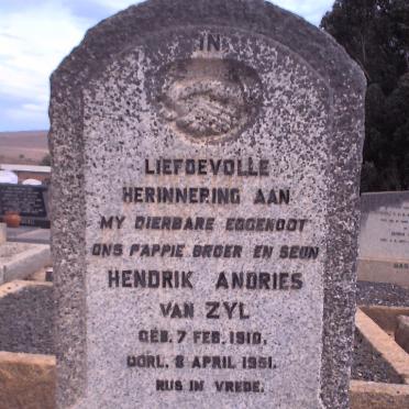 ZYL Hendrik Andries, van 1910-1951