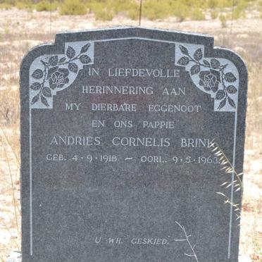BRINK Andries Cornelis 1918-1963