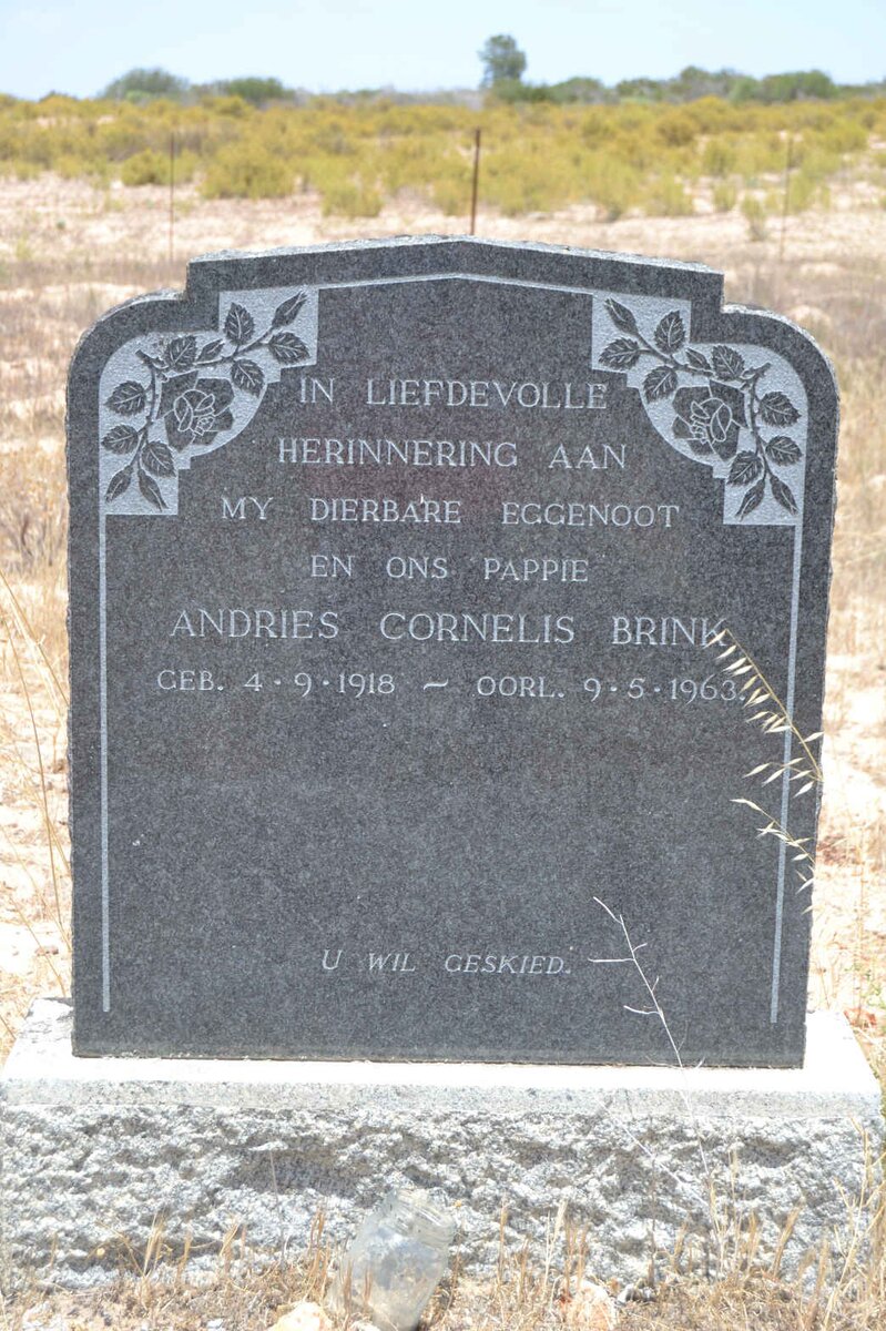 BRINK Andries Cornelis 1918-1963