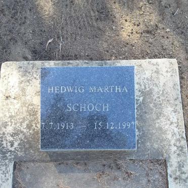 SCHOCH Hedwig Martha 1913-1997