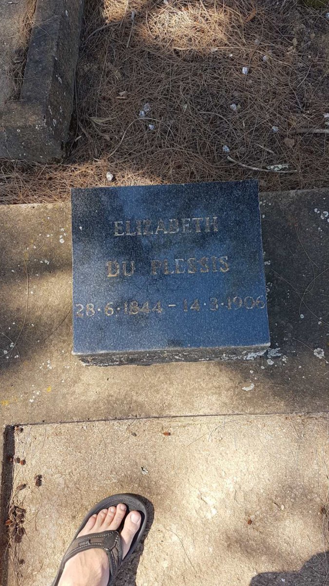 PLESSIS Elizabeth, du 1844-1906