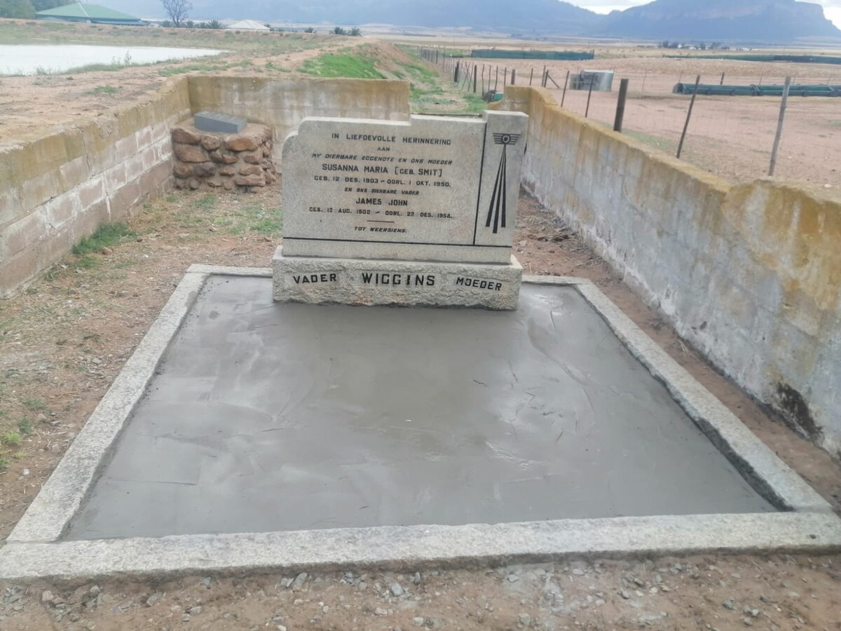 WIGGINS James John 1902-1958 &amp; Susanna Maria SMIT 1903-1950