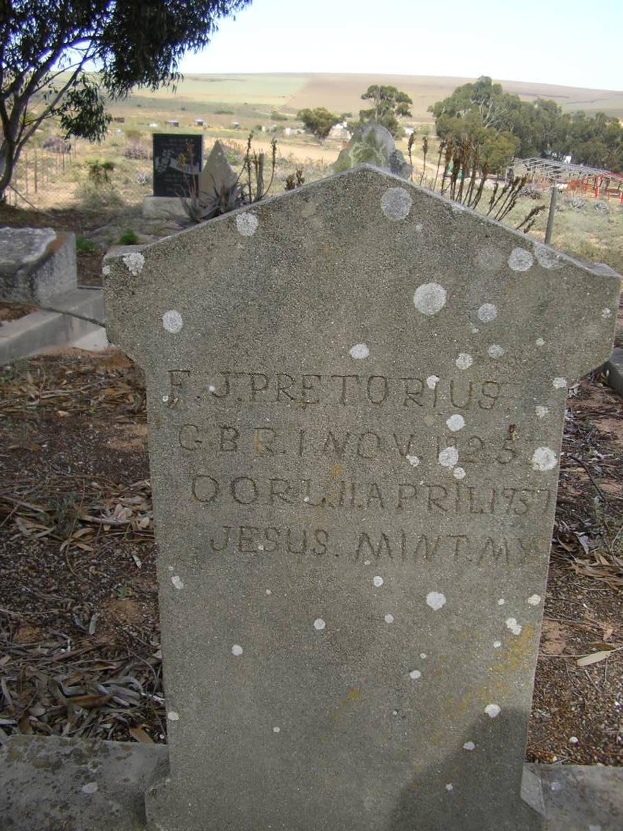 PRETORIUS F.J. 1925-1937