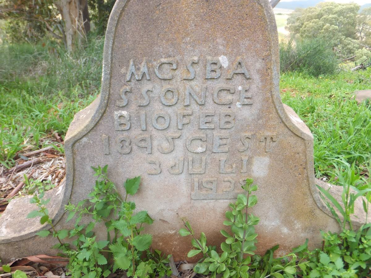 BASSON M.C.S. 1895-193?