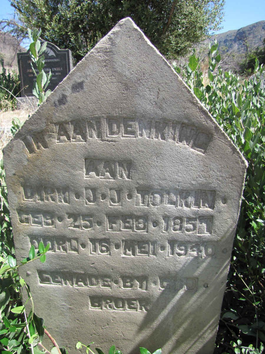 TOLKIN Dirk J.J. 1857-1940