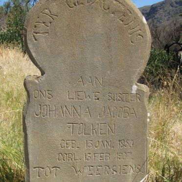 TOLKEN Johanna Jacoba 1850-1907