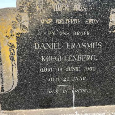 KOEGELENBERG Daniel Erasmus -1950