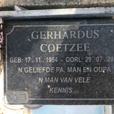 COETZEE Jasper Jacobus 1920-1971 & Sophia 1918-2001 :: COETZEE Gerhardus 1954-2015 _3