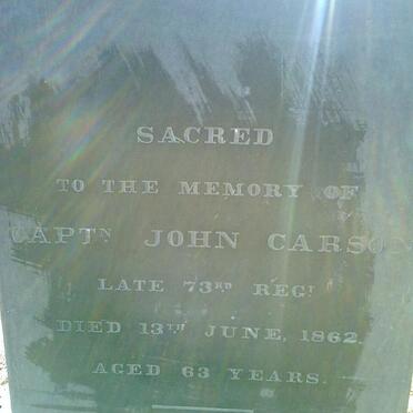 CARSON John -1862