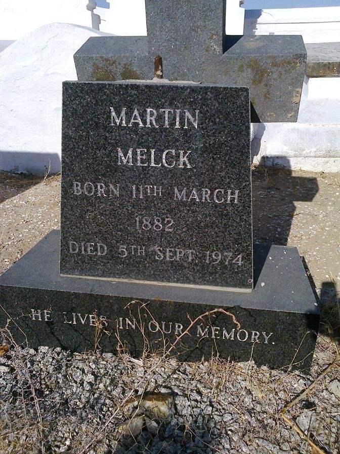 MELCK Martin 1882-1974