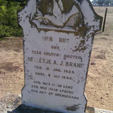 BRAND Helletje A.J. 1924-1946