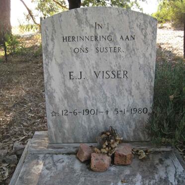 VISSER E.J. 1901-1980