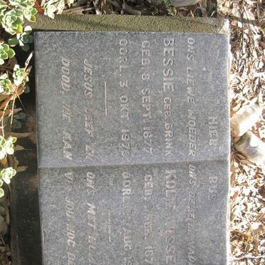 VISSER Kolie 1876-1945 &amp; Bessie BRINK 1877-1973