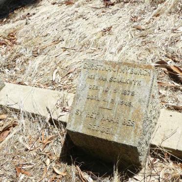 MYBURGH Christina J. nee VAN SCHALKWYK 1878-1949