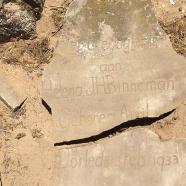 BINNEMAN Helena J.H. -1933