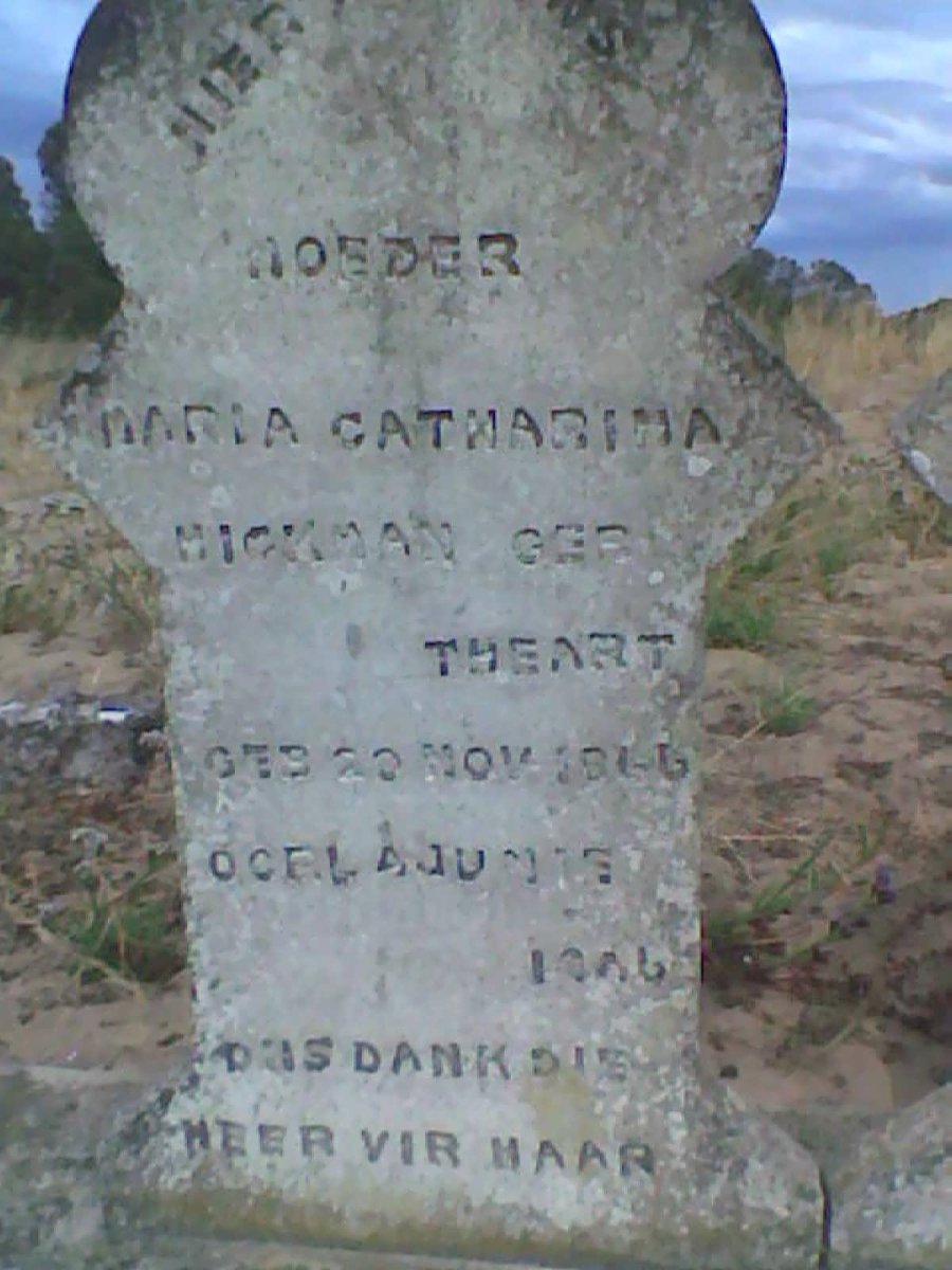HICKMAN Maria Catharina nee THEART 1866-1946