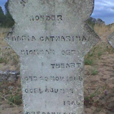 HICKMAN Maria Catharina nee THEART 1866-1946