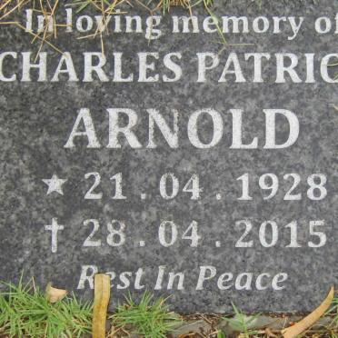 ARNOLD Charles Patrick 1928-2015