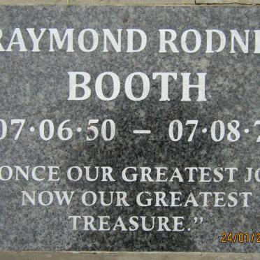 BOOTH Raymond Rodney 1950-1972