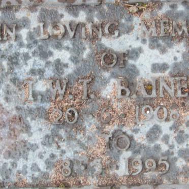 BAINES T.W.T. 1908-1995