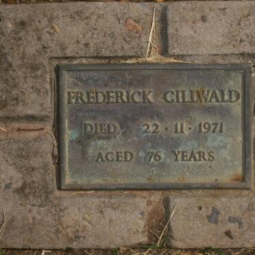GILLWALD Frederick -1971