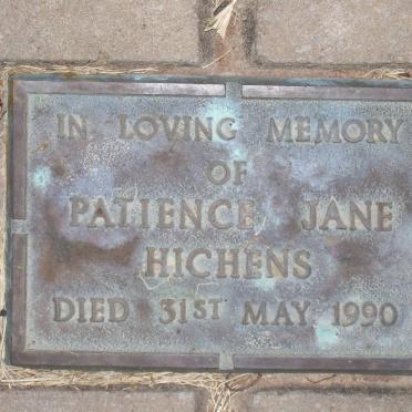HICHENS Patience Jane -1990