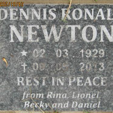 NEWTON Dennis Ronald 1929-2013