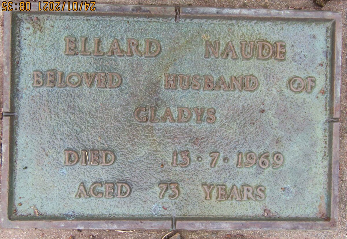 NAUDE Ellard -1969