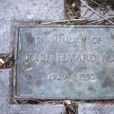 ROY John Edward 1929-1992