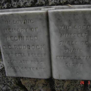 RUDDOCK Reginald C.G. -1893