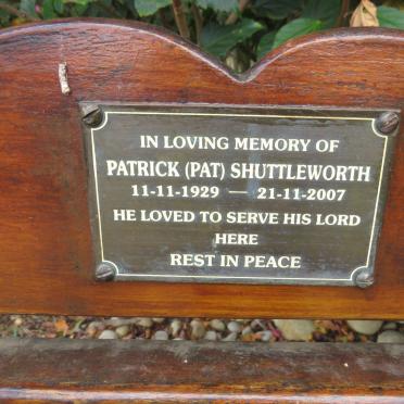 SHUTTLEWORTH Patrick 1929-2007