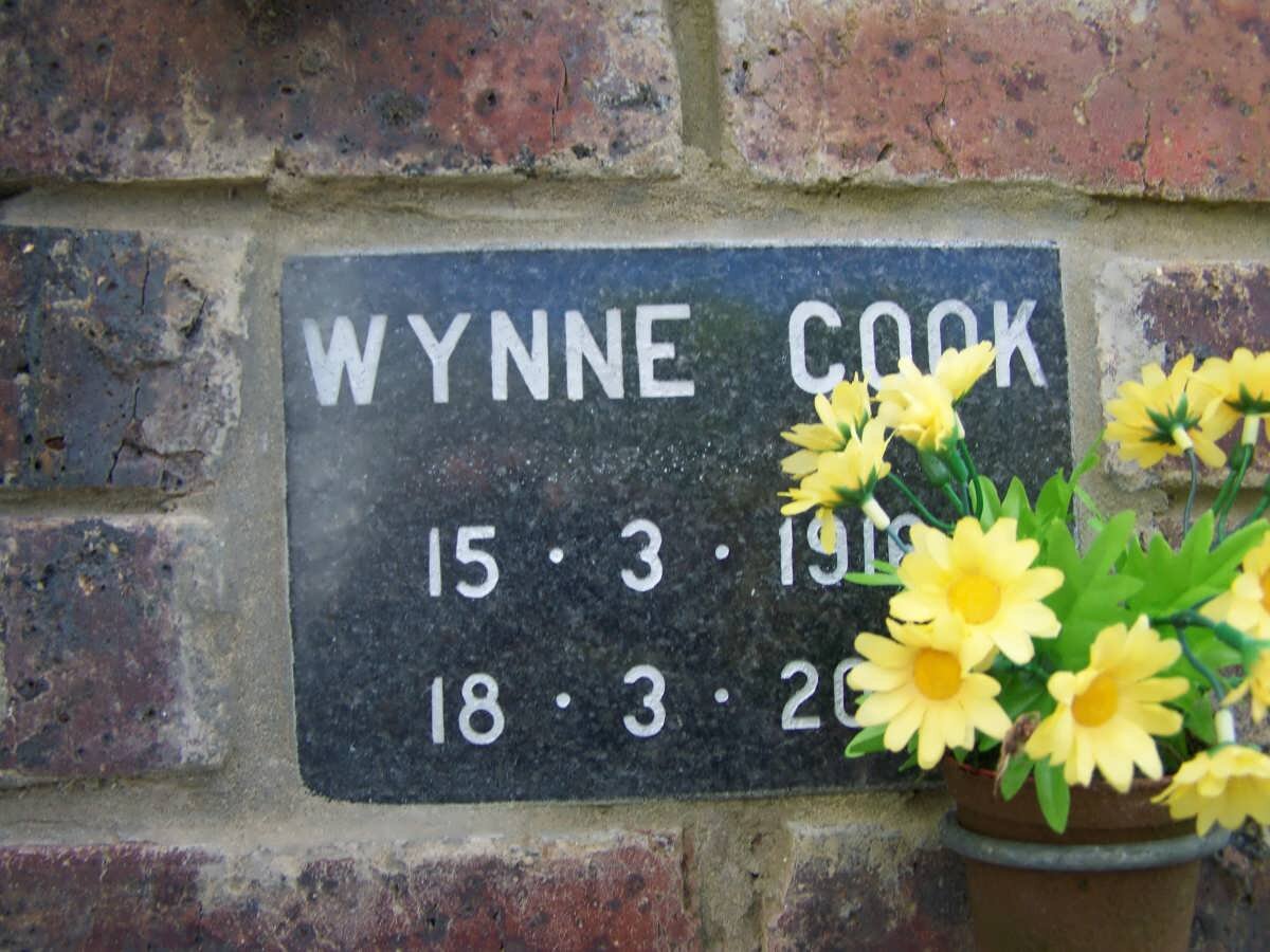 COOK Wynne 191?-20??