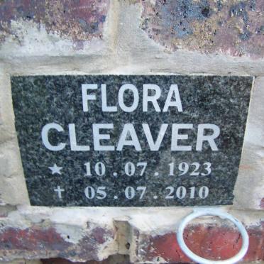 CLEAVER Flora 1923-2010