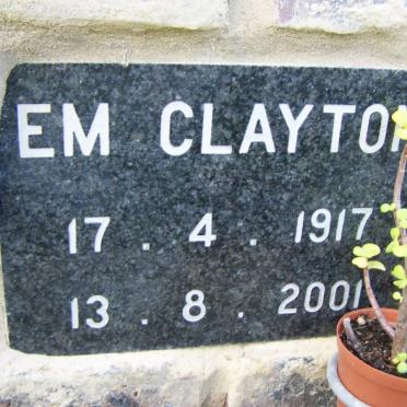 CLAYTON E.M. 1917-2001
