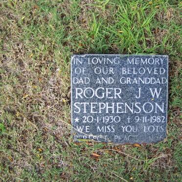 STEPHENSON Roger J.W. 1930-1982