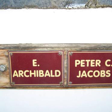 ARCHIBALD E. :: JACOBS Peter C.