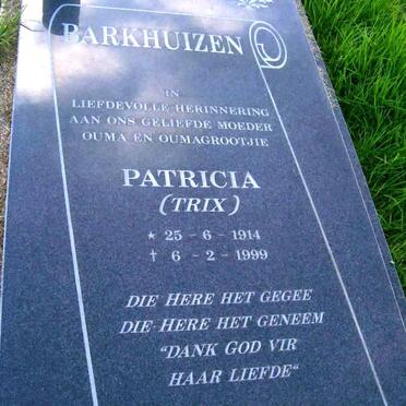 BARKHUIZEN Patricia 1914-1999